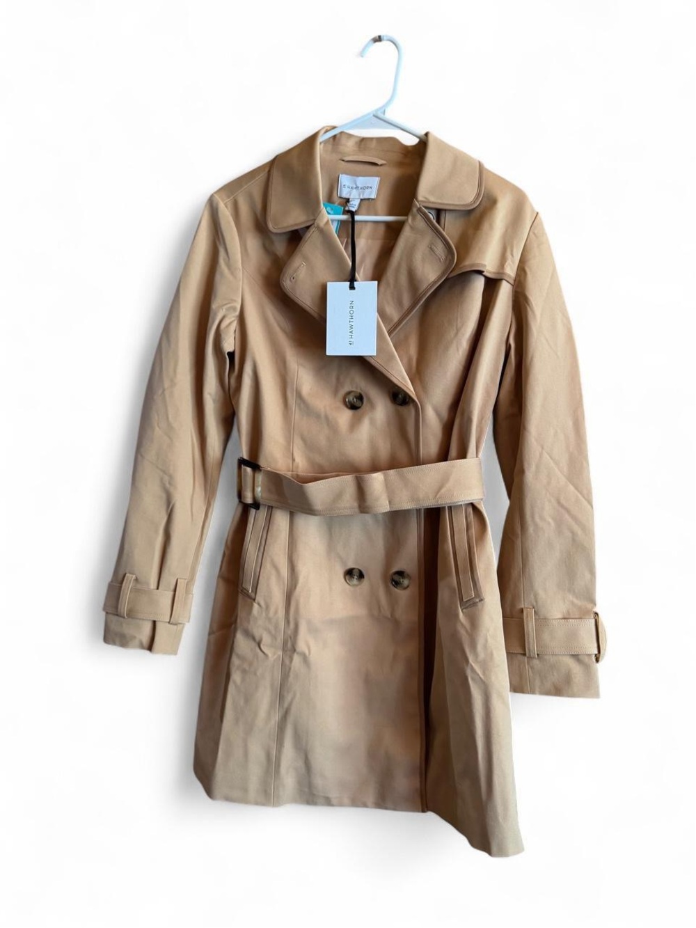 41 Hawthorn Bi-Stretch Long Trench Jacket, Size M, NWT